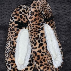 Cheetah House Slippers